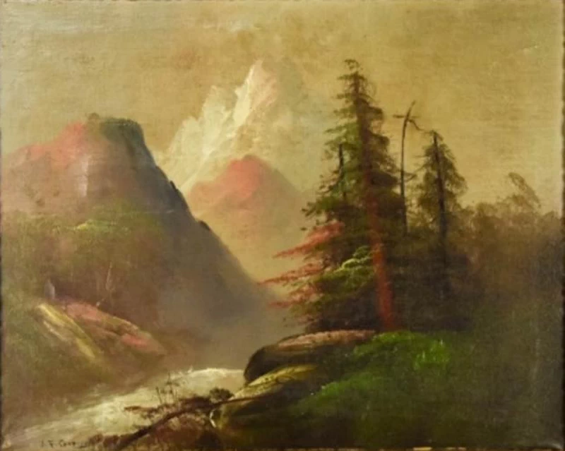 Paesaggio con il fiume Hudson